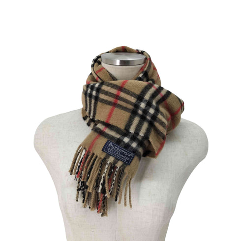 バーバリーズ BURBERRYS カシミヤ100% マフラー メンズ